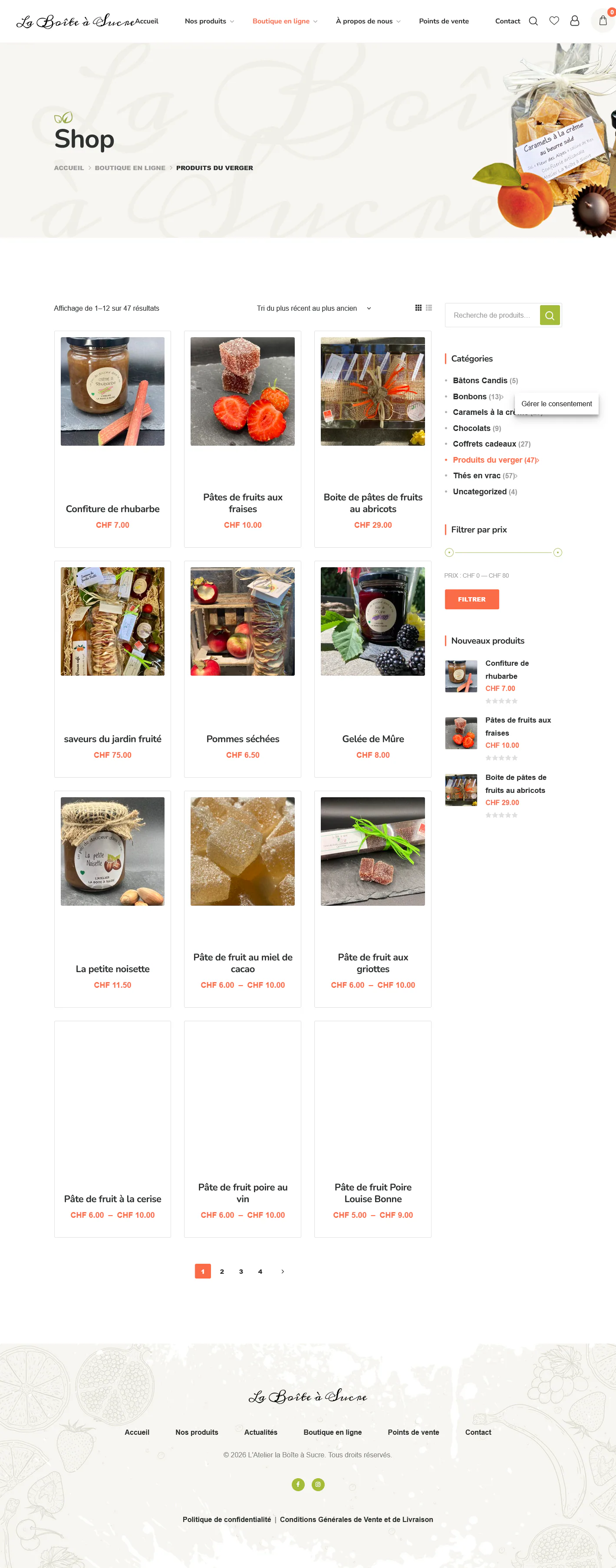 Capture du projet atelier boite a sucre