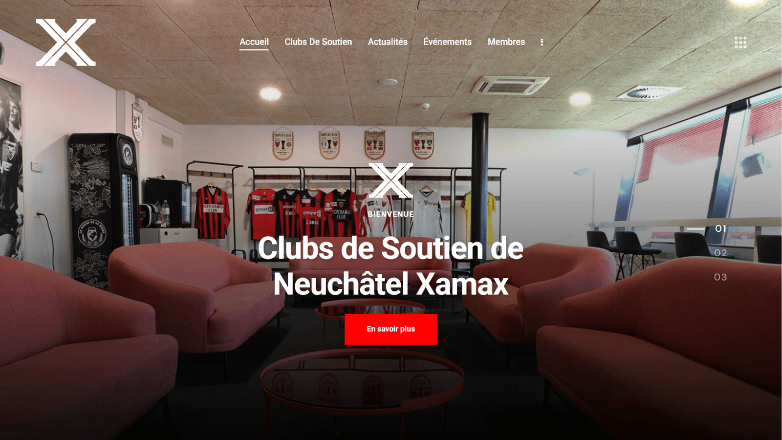 Aperçu du projet Clubs de Soutien de Neuchâtel Xamax