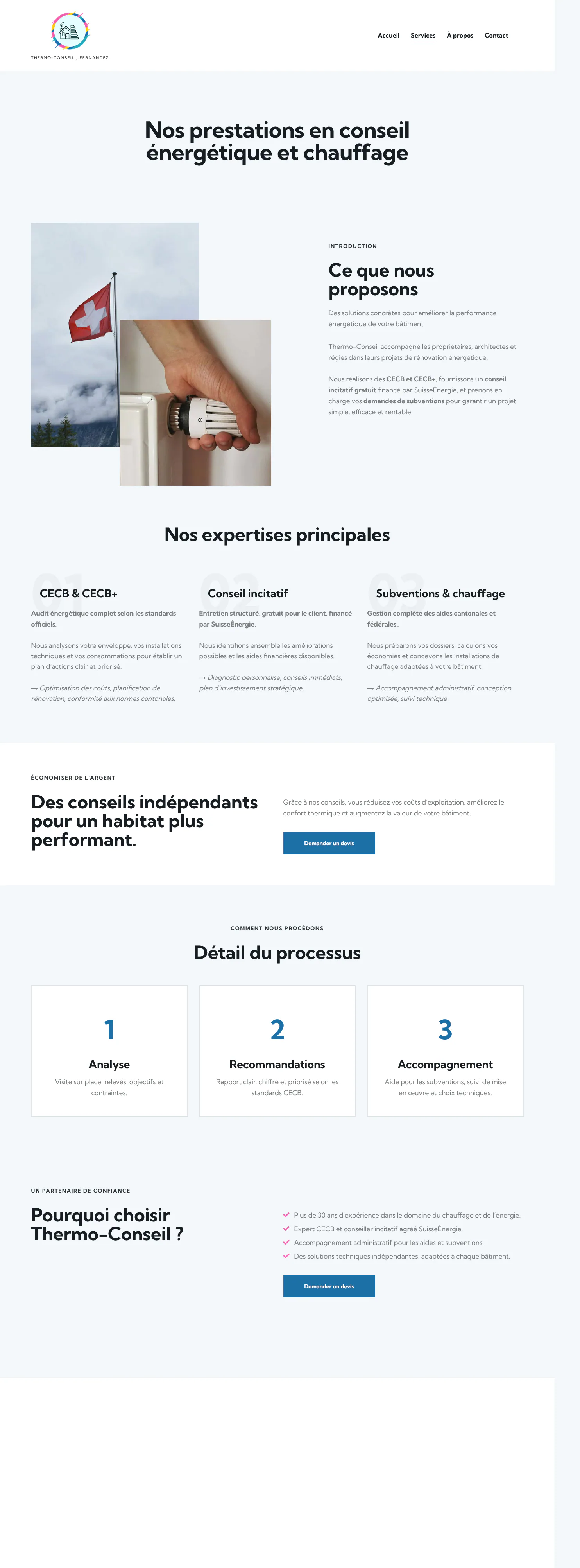 Capture du projet thermo conseil